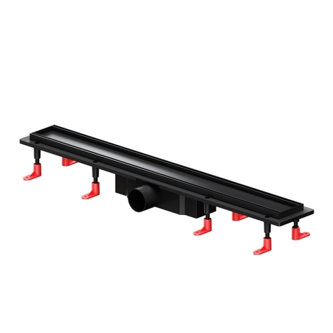 Am.Pm W02SC-U11-070-04BM PrimeFlow Трап для душа линейный универс затвор Tile 70см цвет черн мат