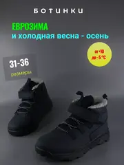 Ботинки утепленные демисезонные