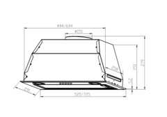 Вытяжка LEX GS BLOC P 600 Inox