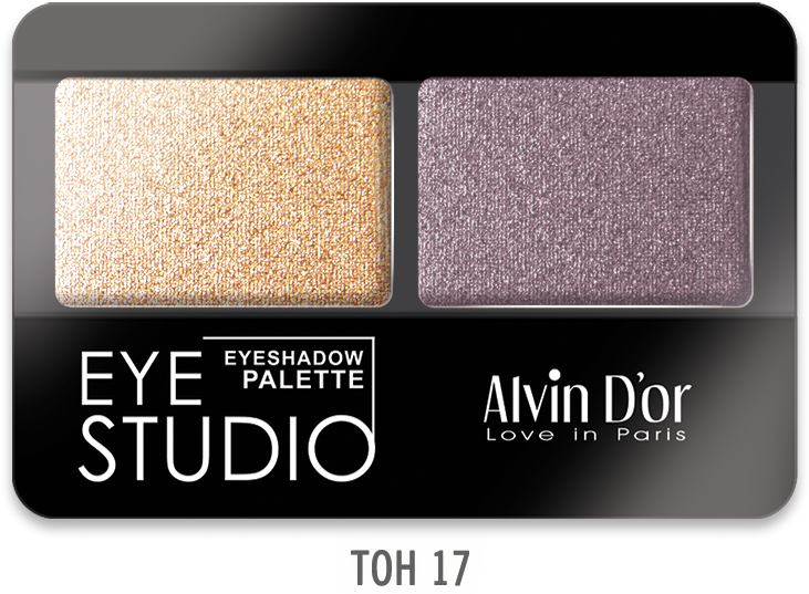 Alvin D`or AES-14 Тени для век  двойные EYE STUDIO  тон 17  5г