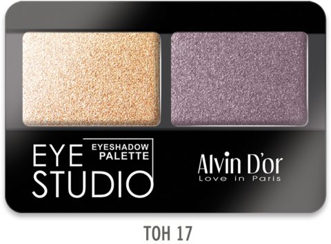 Alvin D`or AES-14 Тени для век  двойные EYE STUDIO  тон 17  5г