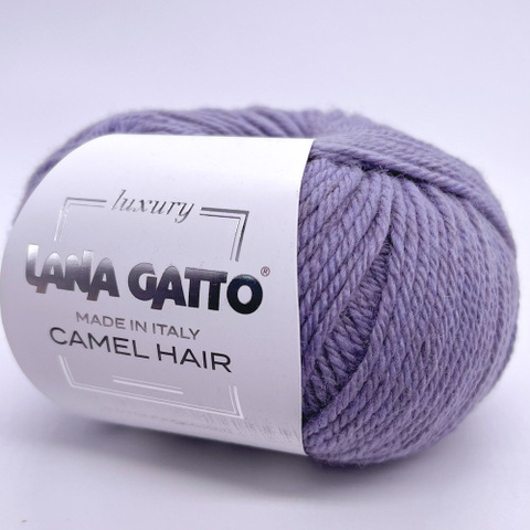 Пряжа Lana Gatto Camel Hair 8428 сине-серый (уп.10 мотков)