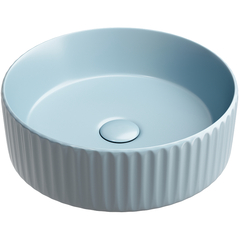 Ceramica Nova Element CN6057ML Умывальник чаша накладная круглая 360*360*115мм (цвет Голубой Матовый) фото