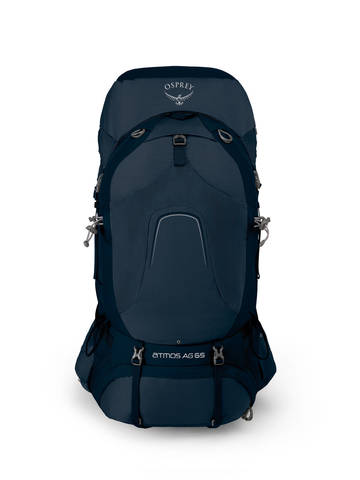 Картинка рюкзак туристический Osprey Atmos Ag 65 Unity Blue - 3