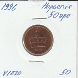 V1070 1996 Норвегия 50 Эре