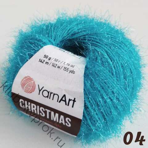 YARNART CHRISTMAS 04, Бирюза