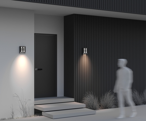 Уличный настенный светодиодный светильник Maytoni Anri O475WL-L10GF3K