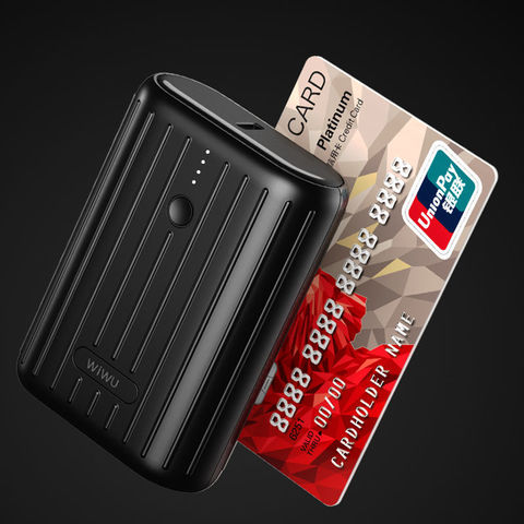 Внешний аккумулятор WiWU JC-08, 10000mAh, Type-C input, чёрный