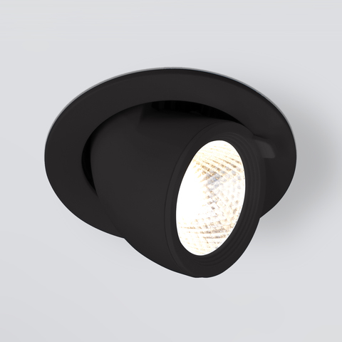 Встраиваемый светодиодный светильник 9918 LED 9W 4200K черный