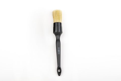Glosswork Detailing Brush Кисть для детейлинга из натуральной щетины белая 27мм