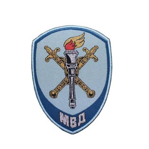 Шеврон Полиция Следственное подразделение жаккардовый (синий)