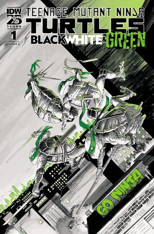 Teenage Mutant Ninja Turtles Black White & Green #1 (Cover A)