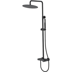 Boheme 128-BB.4 Стойка для душа STICK BLACK SPIRALE фото