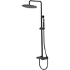 Boheme 128-BB.4 Стойка для душа STICK BLACK SPIRALE