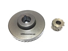 Коническая пара(CC-45) Z39 d-11,D-42 /z-10 d-6, D-15 для УШМ Хитачи G12SR3