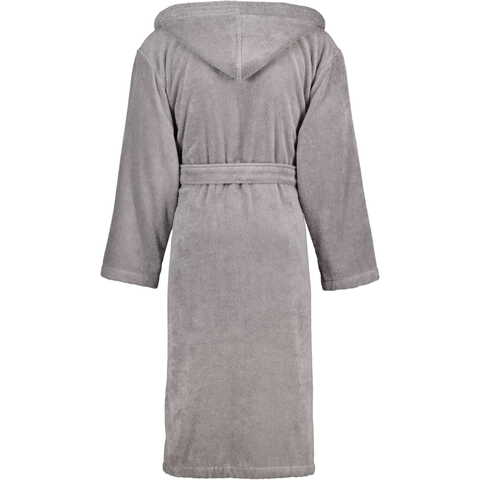 Халат с капюшоном мужской Cawo Sauna Time 833 79 серый