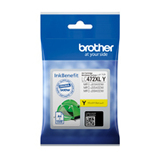 Струйный картридж Brother LC472XLY желтый 1500 стр для Brother MFCJ2340DW, MFCJ3540DW, MFCJ3940DW