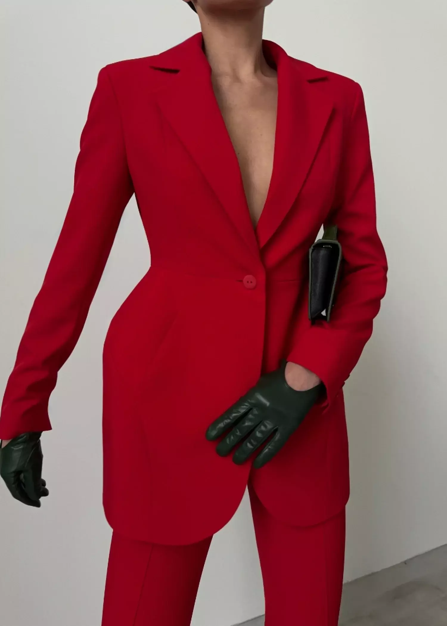 Жакет Инстамодель, Красный