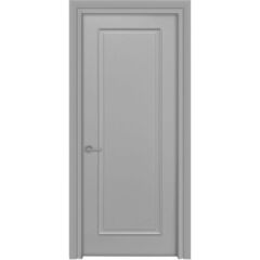 Купить Межкомнатная дверь эмаль Лайн 3/1 Багет RAL 7047 глухая