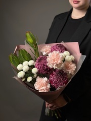 Сборный букет «Нежный контраст»