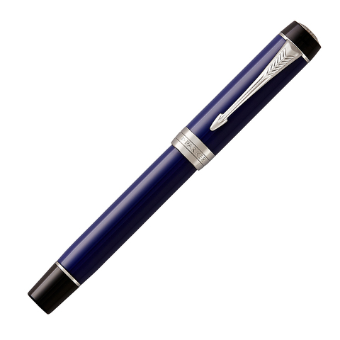 Ручка перьевая Parker Duofold, Blue/Black CT, F (1947983)