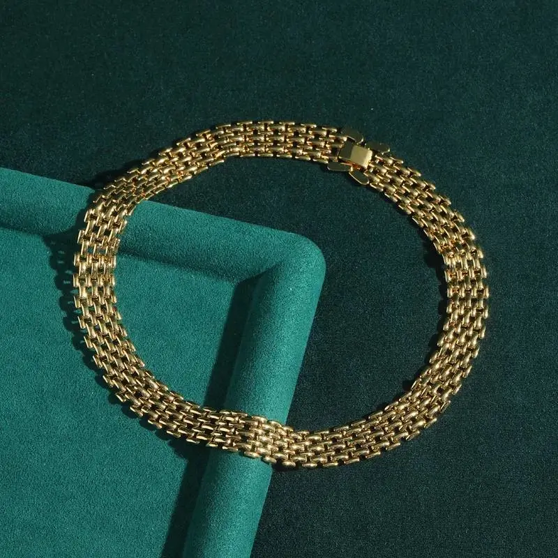 Колье золотое Плетение