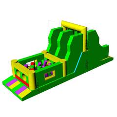 Коммерческая надувная полоса препятствий «Оптимальная», 10*3*4 м