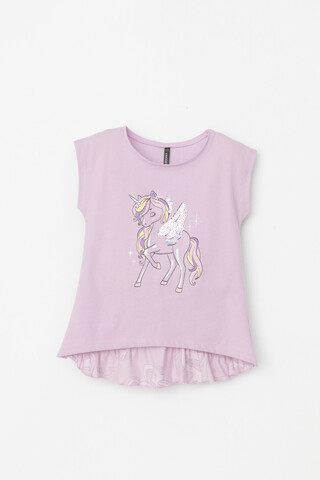 фуфайка  для девочки  КР 302319-1/ледяная орхидея к539