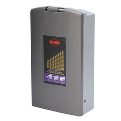 Набор сверл по металлу 1-10,5мм 24шт DIN338 HSSE-Co5 130° (пл. кейс) Ruko 215216RO