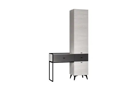 Прихожая Норд ясень белый / маренго