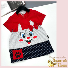 Платье хлопок д (2-5) 260226-XL9029