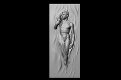Силиконовый молд № 1521- 4 Накладка левая