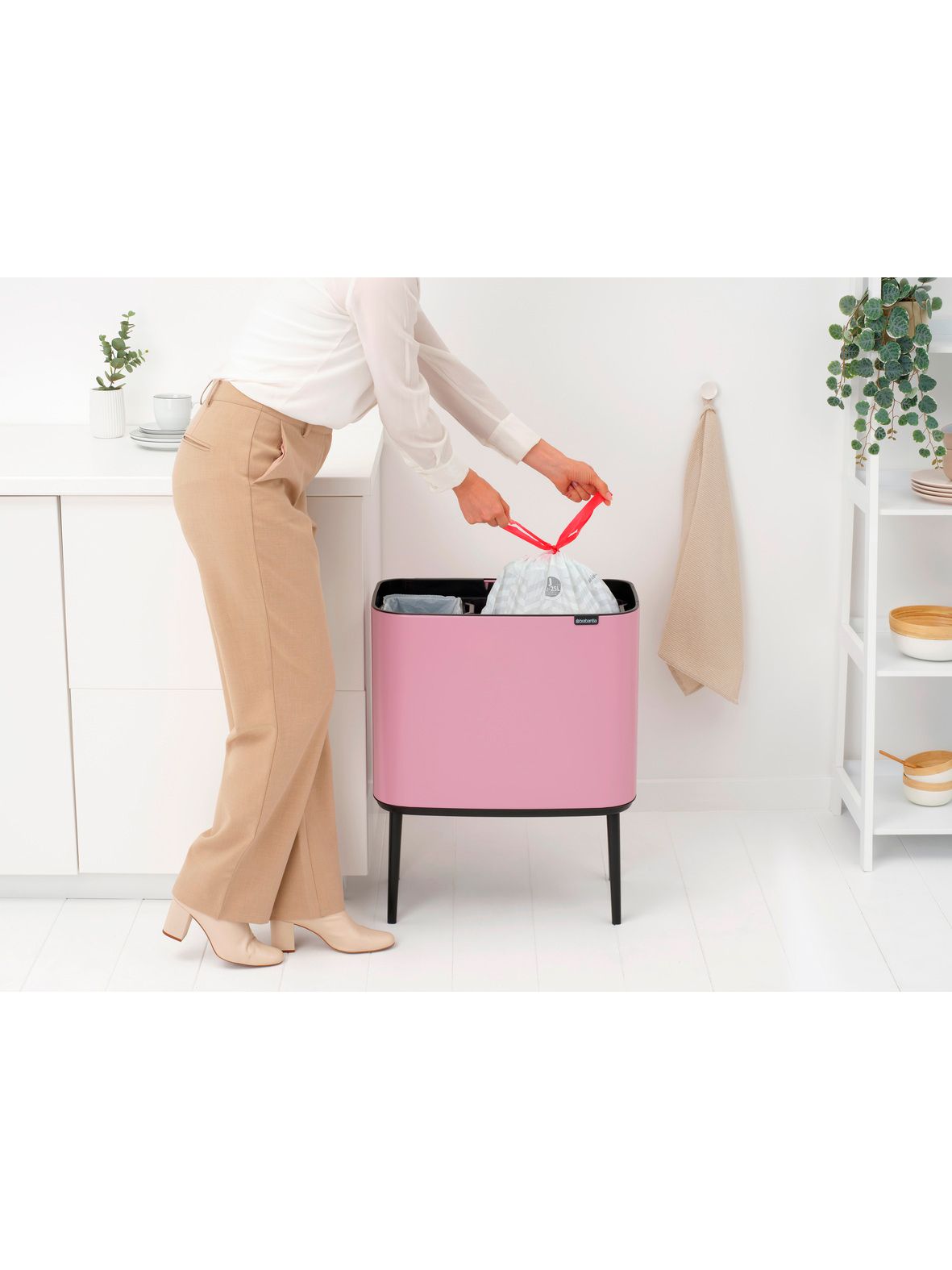 Мусорный бак Bo Touch Bin (11 л + 23 л), Лилово-розовый, арт. 255328 - фото 7