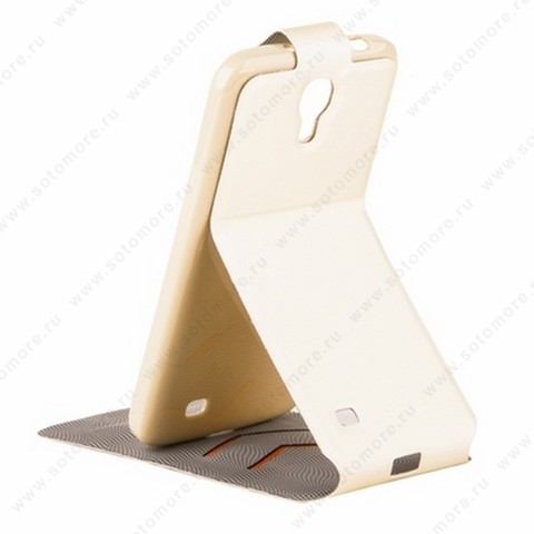 Чехол-флип Kooso Melkco для Samsung Galaxy Mega 6.3 i9200 - Kooso Koka Flip case White