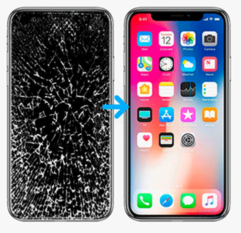 Замена разбитого стекла на дисплее iPhone 11 pro