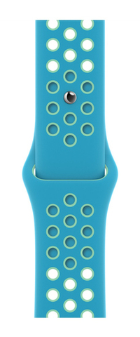 Ремешок Apple 40mm Chlorine Blue/Green Glow Nike Sport Band - Regular (MJ6H3ZM/A)