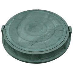 Люк полимерпесчаный тяжелый (3 тн) зеленый