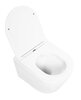 Унитаз подвесной безободковый с сиденьем BelBagno TRE BB8001CHR/SC