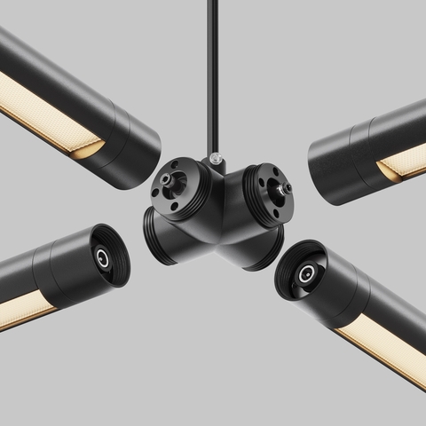 Комплектующие для систем освещения с токоведущими элементами Maytoni Accessories for system shelf CA017TX-P-B