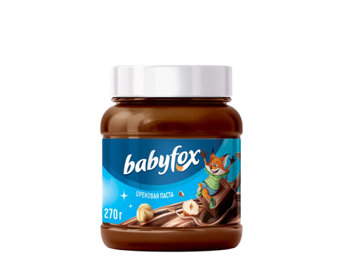 Шоколадно - Ореховая паста Babyfox 270гр