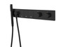 Boheme 133-SYS-B Смеситель ZODIAC THERMO с ручным душем Black