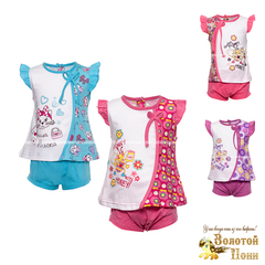 Костюм хлопок девочке (74-86) 251026-A1556