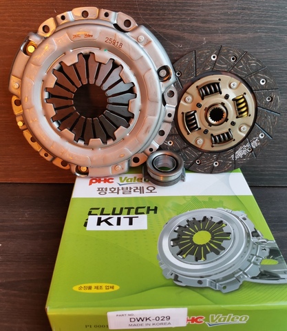 СЦЕПЛЕНИЕ В СБОРЕ MATIZ 0,8 PHC VALEO 170мм 96563582+96612552+96564141 зелён уп, Корея