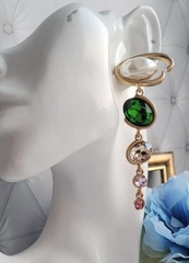 Серьги длинные OSCAR DE LA RENTA с подвесками