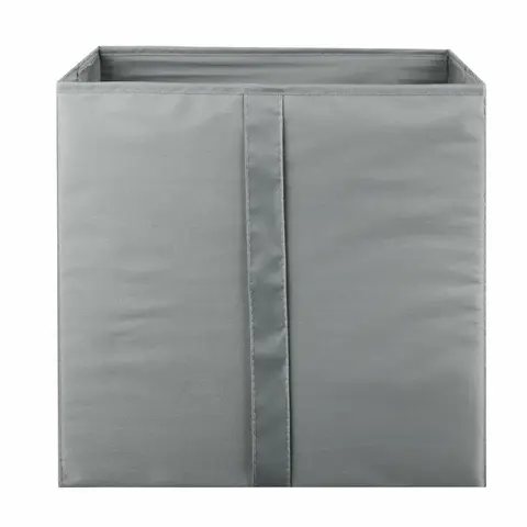 Корзина Förvaringskorg, серый, полиэстер, картон