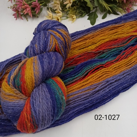 Дундага 6/2 шерсть секционного окрашивания 02-1027
