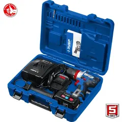 ЗУБР Т7, 20 В, 70 Н·м, 2 АКБ (4 А·ч), бесщеточная дрель-шуруповерт, кейс,Профессионал(DB-201-42)