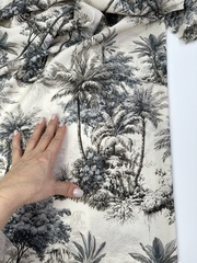 Вискоза штапель, а-ля де Жуи, серый