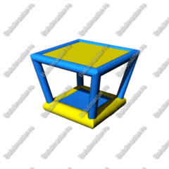 Модуль аквапарка «Подиум с крышей», 3,7×3,7×3 м