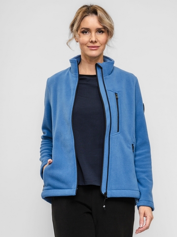 Кофта "НОХО" флисовая женская, цвет "Полуночная синева"